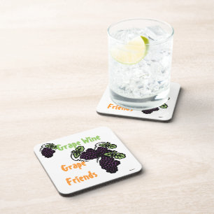 Porta-copo Amigos de Uvas