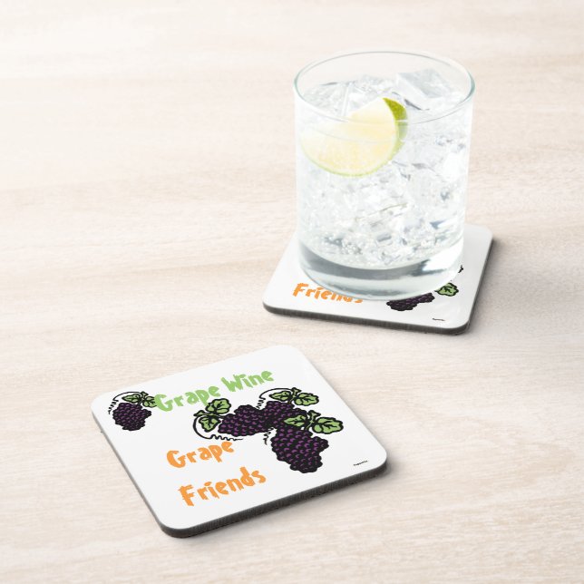Porta-copo Amigos de Uvas (Lado Direito)