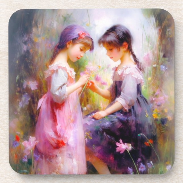 Porta-copo Amigos e Flores (Frente)