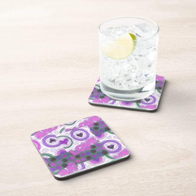 Porta-copo Amor Adorável, Coração, Impressão (Lado Direito)