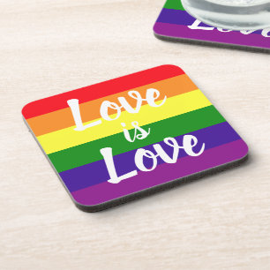 Porta-copo Amor Cores Arco-Íris Orgulho LGBTQ