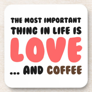 Porta-copo Amor e Café