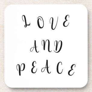 Porta-copo Amor E Paz Bonitos