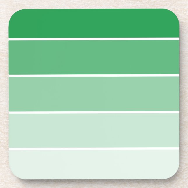 Porta-copo Amostras de tinta verde brilhante (Frente)