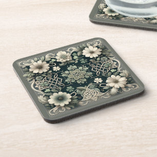 Porta-copo Amuleto Floral Trevo Celta