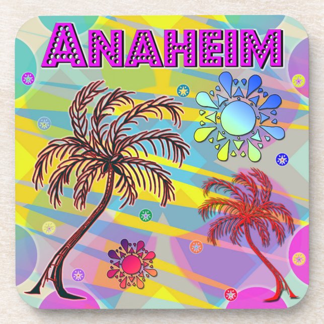 Porta-copo Anaheim Happy e Hope Coster (Frente)