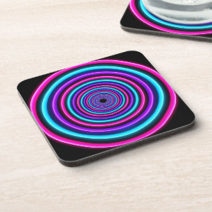 Porta-copo Anéis de Vórtice Neon