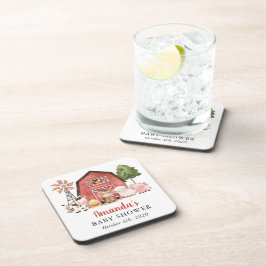 Porta-copo Animais da Fazenda, Animais Fofos, Celeiro Vermelh