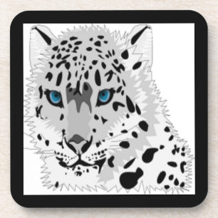 PORTA-COPO ANIMAL DE LEOPARD DE NEVE