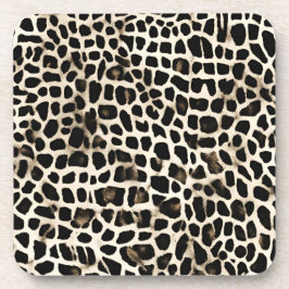 Porta-copo Animal Print - Hard Pastic Coasters 