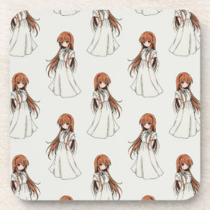 Porta-copo Anime Weeb Girl Manga Pattern Design
