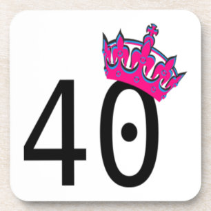 Porta-copo aniversário de 40 anos Princess