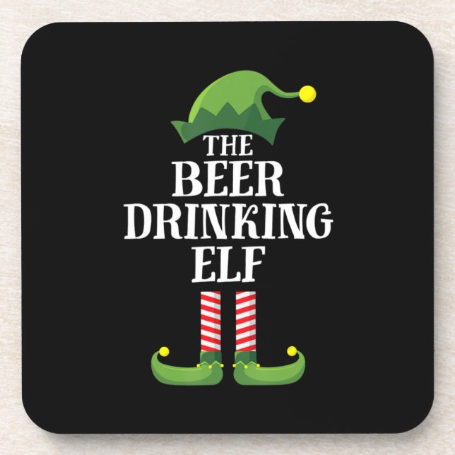 Porta-copo Aniversário de Natal de Bebida de Cerveja (Frente)