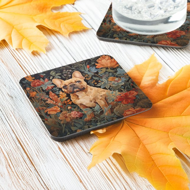 Porta-copo Aniversário do Buldogue Francês Jardim Francês (Criador carregado)