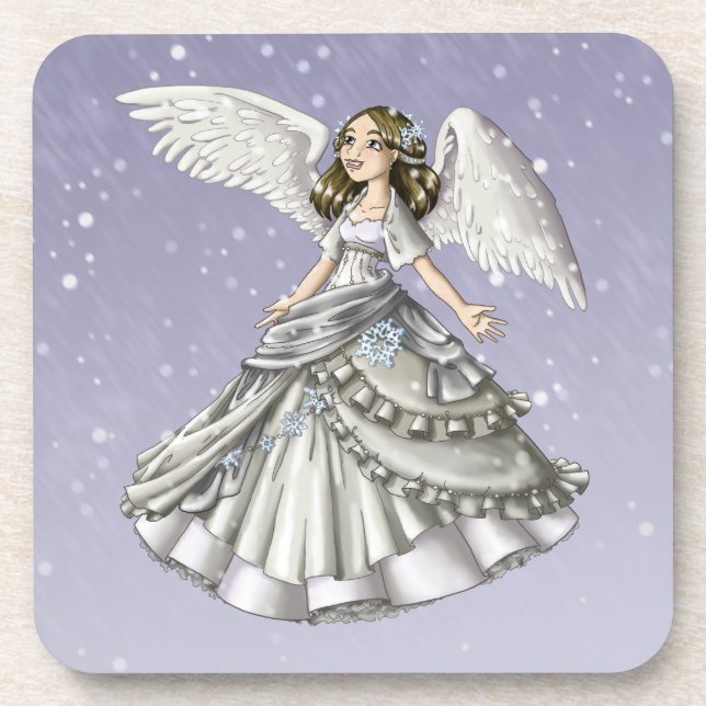 Porta-copo Anjo da neve (Frente)