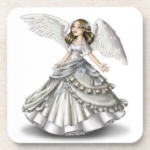 Porta-copo Anjo da neve