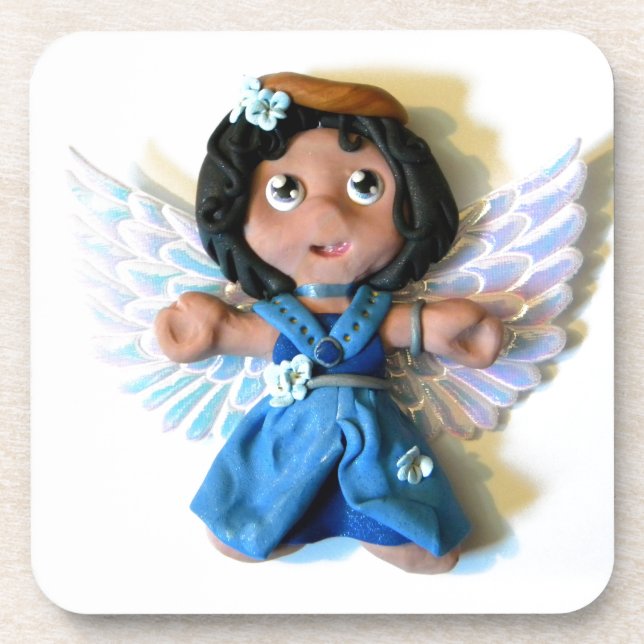 Porta-copo Anjo de Krystal mim (Frente)