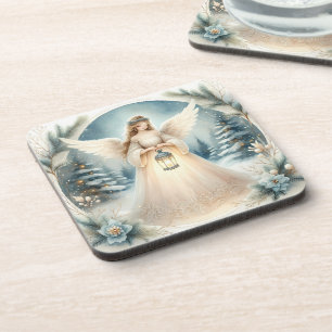 Porta-copo Anjo Lanterna Celestial de Inverno da Esperança