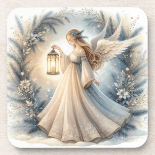 Porta-copo Anjo Lanterna Celestial de Inverno da Paz