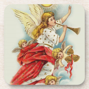 Porta-copo Anjos de desejos de Natal