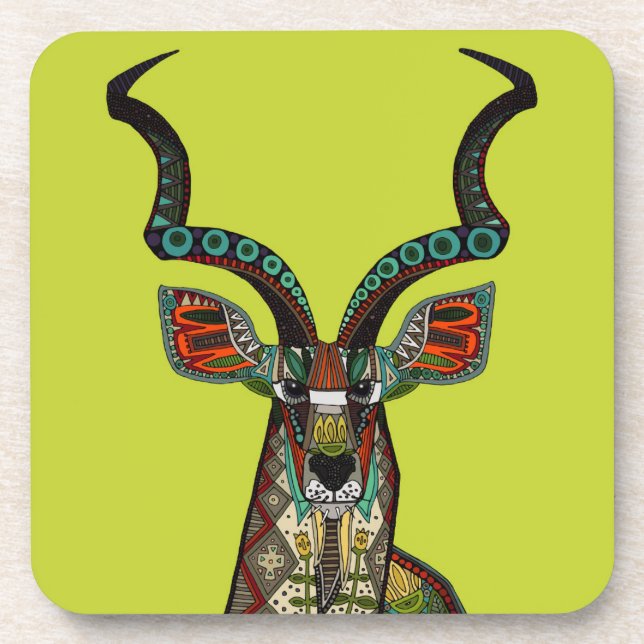 Porta-copo antelope chartreuse (Frente)