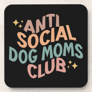 Porta-copo Anti Social Dog Mães Club