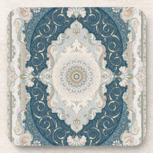 Porta-copo Antiguamente tapete persa turco