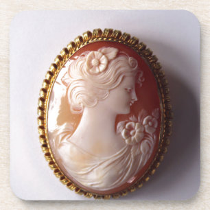 Porta-copo Antique Cameo