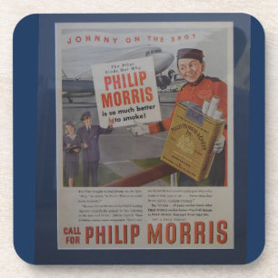 Porta-copo Anúncio de cigarro do piloto Vintage Stewardess