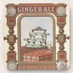 Porta-copo Anúncio Vintage Para Belfast Ginger Ale. 2