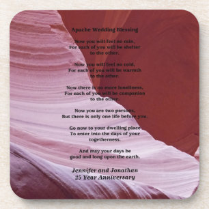 Porta-copo Apache Wedding Blush, Presente no Aniversário