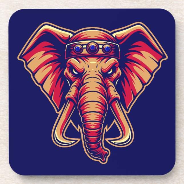 Porta-copo Apex Pachyderm - Navy Blue and Orange Edition (Frente)