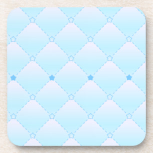 Porta-copo Apoio Decorativo de Diamante Azul Claro