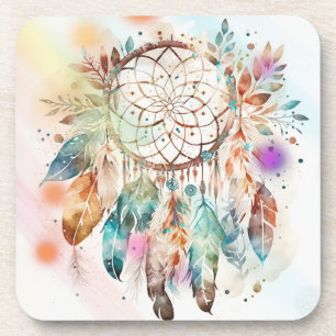 Porta-copo Apoios de Copo Dream Catcher Fundo Branco