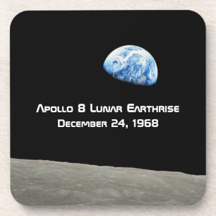 Porta-copo Apollo 8, 50º aniversário do Lunar Earthrise