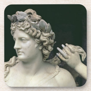Porta-copo Apollo tendeu pelas ninfas, mostrar do detalhe ele