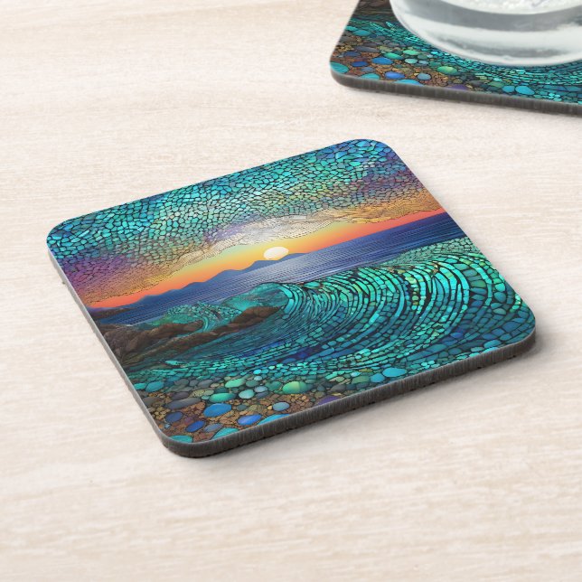Porta-copo Aqua Mirage Seascape (Left Side)