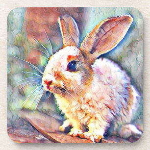 Porta-copo aquarell bunny