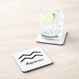 Porta-copo Aquarius Zodiac - Sinal em Branco