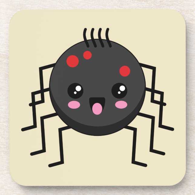 Porta-copo Aranha Kawaii Cute (Frente)