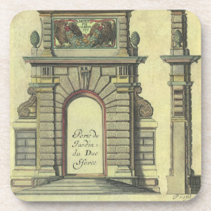 Porta-copo Arco do Portão do Jardim Vintage, Arquitetura Rena