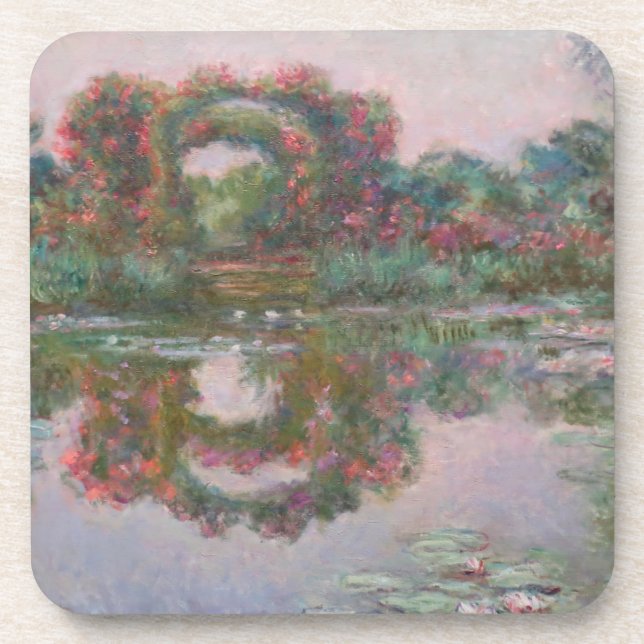 Porta-copo Arcos Flores, Giverny - Claude Monet - c1913 (Frente)