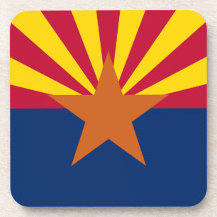 Porta-copo Arizona Flag, American The Copper State