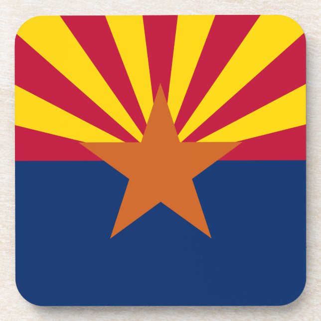 Porta-copo Arizona Flag, American The Copper State (Frente)