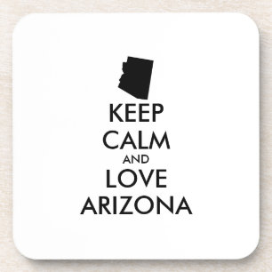 Porta-copo Arizona personalizável MANTER CALM e AMOR
