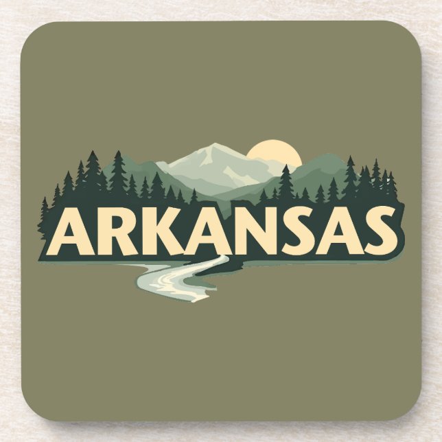 Porta-copo Arkansas Estados Unidos da América (Frente)