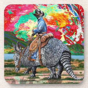 Porta-copo Armadillo Cowboy