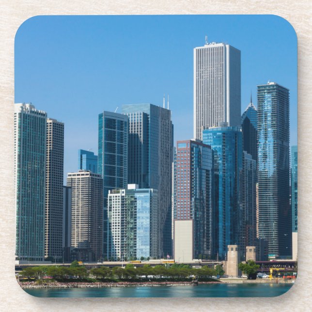 Porta-copo Arranha-céu de Chicago (Frente)