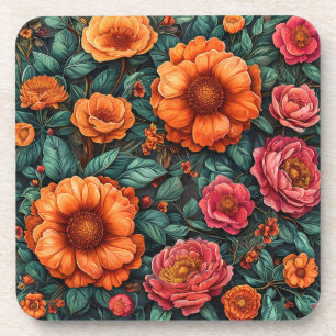 Porta-copo Arranjo Floral Vibrante