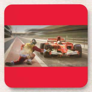 Porta-copo Arraste portas copos de Corrida. Conjunto de seis.